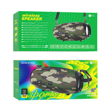 Заредете изображение във визуализатора на галерията – Borofone Portable Bluetooth Speaker BR12 Amplio camouflage green
