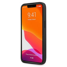 Заредете изображение във визуализатора на галерията – Original AMG Case Leather Debossed Lines AMHCP13LGSEBK for Iphone 13 Pro Black
