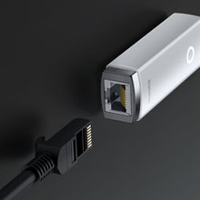 Заредете изображение във визуализатора на галерията – Baseus Adapter Lite Series - USB to RJ45 - 100 Mbps (WKQX000002) white
