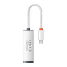Заредете изображение във визуализатора на галерията – Baseus Adapter Lite Series - Type C to RJ45 - 1000 Mbps (WKQX000302) white
