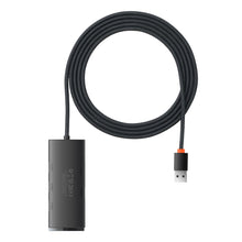 Заредете изображение във визуализатора на галерията – Baseus Adapter HUB - USB to 4xUSB3.0 - 2 meters (WKQX030201) black

