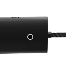 Заредете изображение във визуализатора на галерията – Baseus Adapter HUB - USB to 4xUSB3.0 - 2 meters (WKQX030201) black
