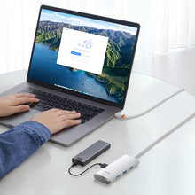 Заредете изображение във визуализатора на галерията – Baseus Adapter HUB - USB to 4xUSB3.0 - 1 meter (WKQX030102) white
