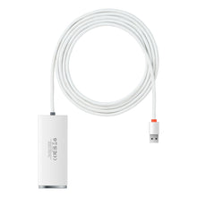 Заредете изображение във визуализатора на галерията – Baseus Adapter HUB - USB to 4xUSB3.0 - 2 meters (WKQX030202) white
