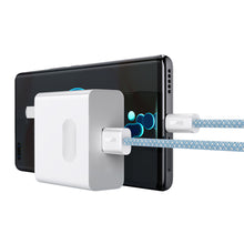 Заредете изображение във визуализатора на галерията – Baseus Cable Dynamic - USB to Type C - 100W 5A 1 metre (CALD000603) blue

