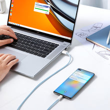 Заредете изображение във визуализатора на галерията – Baseus Cable Dynamic - USB to Type C - 100W 5A 1 metre (CALD000603) blue
