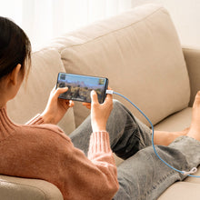 Заредете изображение във визуализатора на галерията – Baseus Cable Dynamic - USB to Type C - 100W 5A 1 metre (CALD000603) blue
