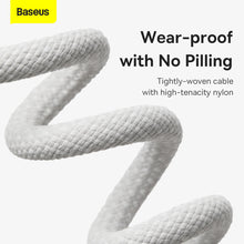 Заредете изображение във визуализатора на галерията – Baseus Cable Dynamic - USB to Type C - 100W 5A 1 metre (CALD000602) white
