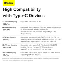 Заредете изображение във визуализатора на галерията – Baseus Cable Dynamic - USB to Type C - 100W 5A 1 metre (CALD000602) white
