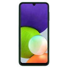 Заредете изображение във визуализатора на галерията – Vennus Case Silicone Lite for Samsung Galaxy A22 4G/M22 4G dark green
