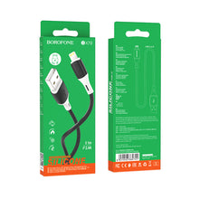 Заредете изображение във визуализатора на галерията – Borofone Cable BX79 - USB to Lightning - 2,4A 1 metre black
