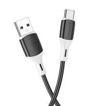 Заредете изображение във визуализатора на галерията – Borofone Cable BX79 - USB to Type C - 3A 1 metre black
