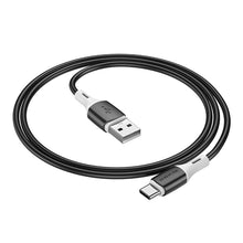 Заредете изображение във визуализатора на галерията – Borofone Cable BX79 - USB to Type C - 3A 1 metre black
