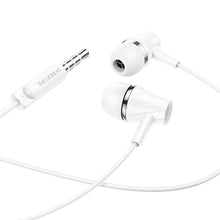 Заредете изображение във визуализатора на галерията – Borofone Earphones BM69 Universal with microphone white
