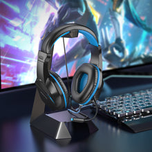 Заредете изображение във визуализатора на галерията – Borofone Headphones BO104 Phantom gaming with microphone black-blue
