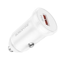 Заредете изображение във визуализатора на галерията – Borofone Car charger BZ18 - USB - QC 3.0 18W white
