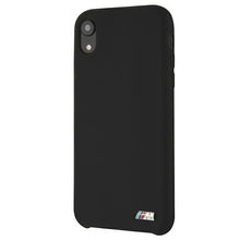 Заредете изображение във визуализатора на галерията – Original Case BMW Hardcase Silicone M Collection BMHCI61MSILBK  for Iphone XR Black
