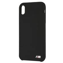 Заредете изображение във визуализатора на галерията – Original Case BMW Hardcase Silicone M Collection BMHCI61MSILBK  for Iphone XR Black
