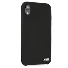 Заредете изображение във визуализатора на галерията – Original Case BMW Hardcase Silicone M Collection BMHCI61MSILBK  for Iphone XR Black
