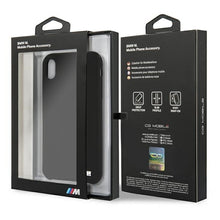 Заредете изображение във визуализатора на галерията – Original Case BMW Hardcase Silicone M Collection BMHCI61MSILBK  for Iphone XR Black
