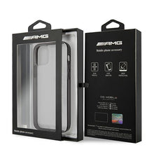 Заредете изображение във визуализатора на галерията – Original AMG Case Metallic Painted Hardcase AMHCP12LAESLBK for Iphone 12 Pro Max Transparent
