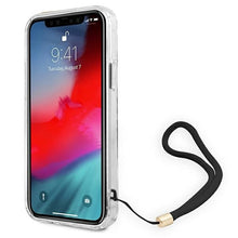 Заредете изображение във визуализатора на галерията – Original Case GUESS 4G Print Strap Hardcase GUOHCP12MH4STW for Iphone 12/12 Pro Brown
