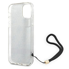 Заредете изображение във визуализатора на галерията – Original Case GUESS 4G Print Strap Hardcase GUOHCP12MH4STW for Iphone 12/12 Pro Brown
