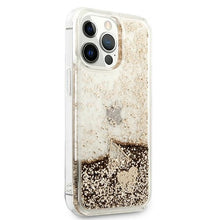 Заредете изображение във визуализатора на галерията – Original Case GUESS Glitter Charms Hardcase GUOHCP13XGLHFLGO for Iphone 13 Pro Max Gold
