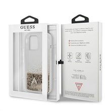 Заредете изображение във визуализатора на галерията – Original Case GUESS Glitter Charms Hardcase GUOHCP13XGLHFLGO for Iphone 13 Pro Max Gold
