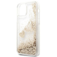 Заредете изображение във визуализатора на галерията – Original Case GUESS Glitter Charms Hardcase GUOHCP12MGLHFLGO for Iphone 12/12 Pro Gold
