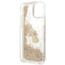 Заредете изображение във визуализатора на галерията – Original Case GUESS Glitter Charms Hardcase GUOHCP12MGLHFLGO for Iphone 12/12 Pro Gold
