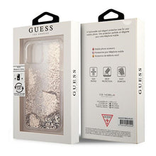 Заредете изображение във визуализатора на галерията – Original Case GUESS Glitter Charms Hardcase GUOHCP12MGLHFLGO for Iphone 12/12 Pro Gold
