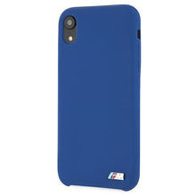 Заредете изображение във визуализатора на галерията – Original Case BMW Hardcase Silicone M Collection BMHCI61MSILNA  for Iphone XR Navy
