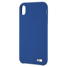 Заредете изображение във визуализатора на галерията – Original Case BMW Hardcase Silicone M Collection BMHCI61MSILNA  for Iphone XR Navy
