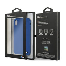 Заредете изображение във визуализатора на галерията – Original Case BMW Hardcase Silicone M Collection BMHCI61MSILNA  for Iphone XR Navy
