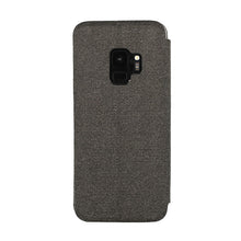 Заредете изображение във визуализатора на галерията – Vennus Book COTTON Case for Samsung Galaxy S9 black
