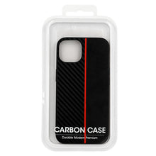 Заредете изображение във визуализатора на галерията – Tel Protect CARBON Case for Xiaomi Redmi Note 11 Pro/Note 11 Pro 5G Black with red stripe
