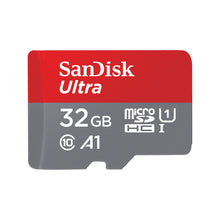 Заредете изображение във визуализатора на галерията – SANDISK ULTRA  A1 Memory MicroSDHC Card - 32GB 120MB/s Class 10 UHS-I + adapter
