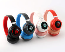 Заредете изображение във визуализатора на галерията – Earphones GJBY - BLUETOOTH HZ-BT633 Red-pink

