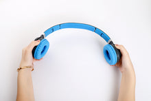 Заредете изображение във визуализатора на галерията – Earphones GJBY - BLUETOOTH HZ-BT633 Grey-blue
