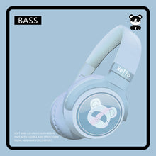 Заредете изображение във визуализатора на галерията – GJBY headphones - BLUETOOTH CA-032 Light blue
