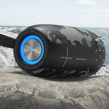 Заредете изображение във визуализатора на галерията – Awei Portable Bluetooth Speaker Y370 TWS waterproof IPX6 Green camouflage
