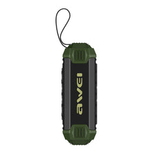 Заредете изображение във визуализатора на галерията – Awei Portable Bluetooth Speaker Y280 waterproof IPX4 with radio Black-green
