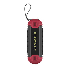 Заредете изображение във визуализатора на галерията – Awei Portable Bluetooth Speaker Y280 waterproof IPX4 with radio Black-red

