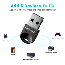Заредете изображение във визуализатора на галерията – Adapter Bluetooth 5.1 - USB
