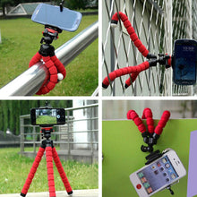 Заредете изображение във визуализатора на галерията – Phone holder - flexible tripod - black
