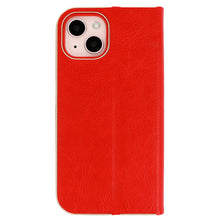 Заредете изображение във визуализатора на галерията – Book Case with frame for Iphone 14 Plus red
