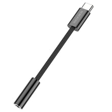 Заредете изображение във визуализатора на галерията – Borofone Adapter BV15 Audio - Type C to jack 3,5mm - black
