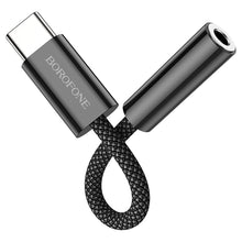 Заредете изображение във визуализатора на галерията – Borofone Adapter BV15 Audio - Type C to jack 3,5mm - black
