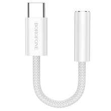 Заредете изображение във визуализатора на галерията – Borofone Adapter BV15 Audio - Type C to jack 3,5mm - silver
